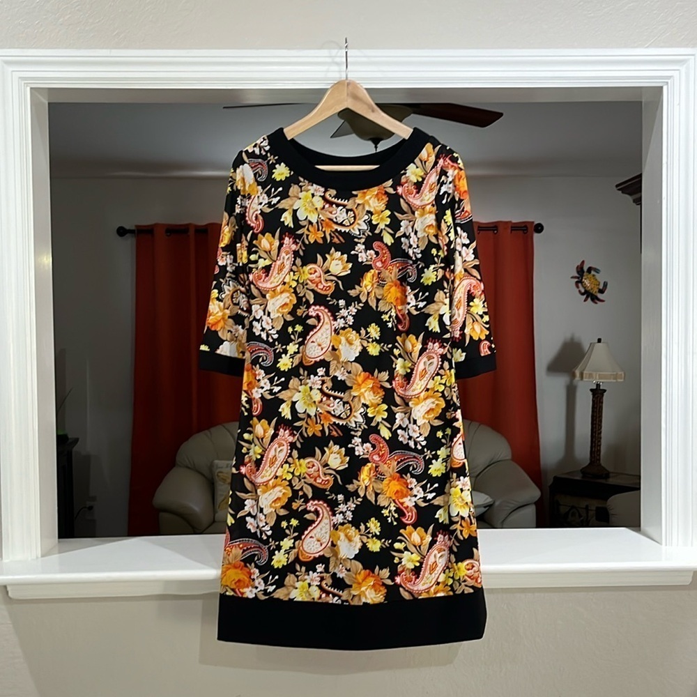 Karin Stevens Women’s Size 6 Paisley Shift Dress